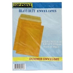 Bao Hồ Sơ Vàng Có Keo 22.9 x 32.4cm (10 Cái/Lốc)