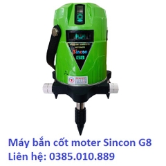 MÁY CÂN BẰNG LASER 8 TIA XANH SINCON G8