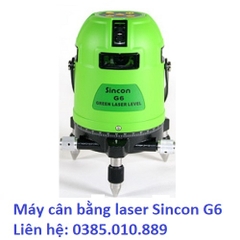 MÁY CÂN BẰNG LASER 8 TIA XANH SINCON G6