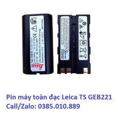 PIN MÁY TOÀN ĐẠC LEICA TS GEB221