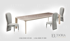 EU-BA-110 Bộ bàn ghế ăn theo phong cách Bently (Anh Quốc)
