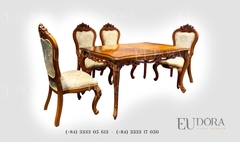 EU-BA-128 Bộ bàn ăn cổ điển phong cách Châu Âu