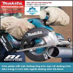 Máy cắt kim loại dùng pin Makita DCS551Z 18V.