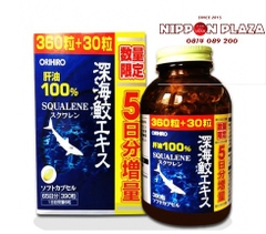 VIÊN UỐNG DẦU GAN CÁ MẬP ORIHIRO SQUALENE_390 VIÊN