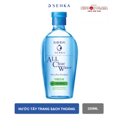 NƯỚC TẨY TRANG DƯỠNG TRẮNG SENKA ALL CLEAR WATER MICELLAR FORMULAR WHITE _230ML