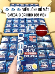 VIÊN UỐNG DẦU CÁ OMEGA-3 HỖ TRỢ TIM MẠCH-ORIHIRO 180 VIÊN