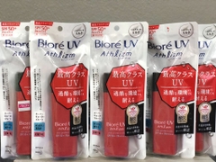 KEM CHỐNG NẮNG BIORE UV ATHLIZM SKIN PROTECT MILK NHẬTMÀU ĐỎ_65ML