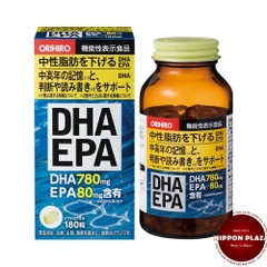 VIÊN UỐNG BỔ NÃO DHA EPA- ORIHIRO 180 VIÊN NỘI ĐỊA NHẬT BẢN