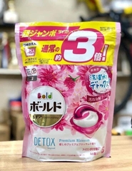 VIÊN GIẶT XẢ GEL BALL 3D TÚI 46 VIÊN NHẬT BẢN