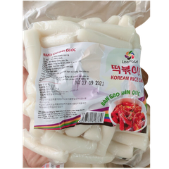 Bánh gạo cắt sẵn - Tokbokki truyền thống 500g