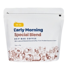 Cà phê phin giấy Special Blend túi ZIP 10 gói - Early Morning Drip Bag Coffee