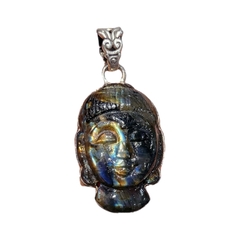 Labradorite Buddha
