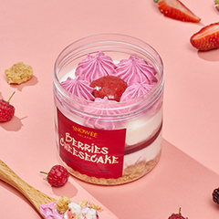 Hũ Kem Dâu phô mai / Berries Cheesecake Jar 300gr