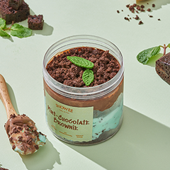 Hũ kem Bạc hà - Sôcôla & Brownie / Mint Chocolate Brownie Jar 300gr