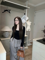 SET ÁO HAI DÂY KÈM CARDIGAN MÃ 5103