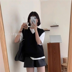 ÁO GILE LEN CỔ CHỮ V CÓ 3 MÀU