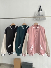 ÁO BOMBER DÙ KAKI PHỐI MÀU Y8 MÃ BB0611