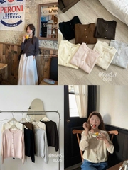CARDIGAN GẠO KHUY ĐỒNG MÃ 8006