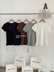 ÁO BABYTEE TRƠN CỔ TRÒN WWGE MÃ 3013