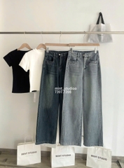 QUẦN JEANS SUÔNG GẤU MÃ 7397.7398