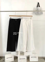 QUẦN KAKI SUÔNG NẤM ỐNG RỘNG MÃ 0756