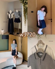 ÁO CỘC POLO MONGTOGHI VIỀN WWGE MÃ W3720