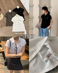 ÁO THUN POLO THÊU NGỰA MÃ W3547