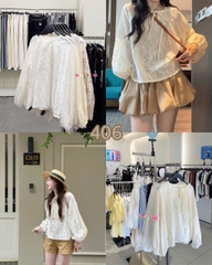 ÁO KIỂU HOA THÊU TAY BỒNG MÃ 406