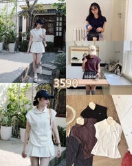ÁO POLO THUN GIẤY THÊU MIU MÃ 3590