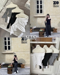 ÁO LỆCH VAI DÂY MÃ S1861