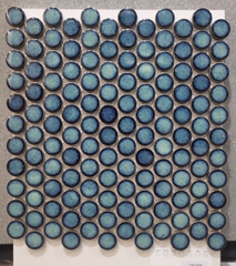 Gạch mosaic bi tròn CB160 (Màu xanh lá)