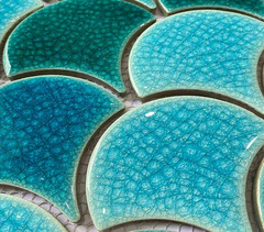 Gạch mosaic vảy cá MHF 9002 (mix màu)