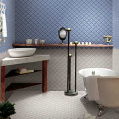Gạch mosaic lồng đèn LUMGH869 (màu trắng)