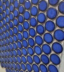 Gạch mosaic bi tròn CB128 (xanh dương)