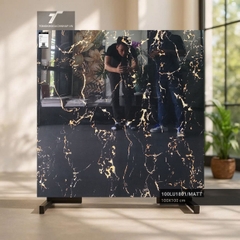 Gạch khắc kim vàng 1000x1000 100LU1801