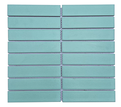 Gạch mosaic thẻ que mờ 275x290/32x145 Y33F25M / 3205M (màu xanh mint)