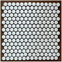 Gạch mosaic bi tròn CB269 (màu trắng)