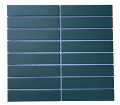 Gạch mosaic thẻ que mờ 275x290/32x145 Y33F11M / Y33F811 (màu xanh rêu)