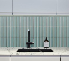 Gạch mosaic thẻ que mờ 275x290/32x145 Y33F25M / 3205M (màu xanh mint)