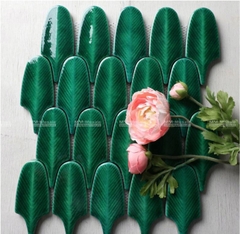Mosaic Xanh Lá Cây Đậm LUZBE1601