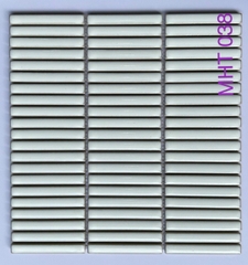Gạch mosaic trang trí hình que MHT038 (màu trắng)