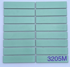 Gạch mosaic thẻ que mờ 275x290/32x145 Y33F25M / 3205M (màu xanh mint)