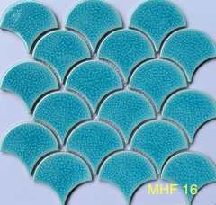 Gạch mosaic vảy cá MHF16 (Xanh nước biển)
