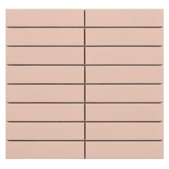 Gạch mosaic thẻ que mờ 275x290/32x145 Y33F02M / Y33F802 (màu hồng)