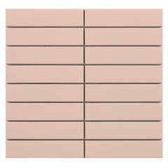 Gạch mosaic thẻ que mờ 275x290/32x145 Y33F02M / Y33F802 (màu hồng)