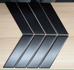 Gạch mosaic xương cá 318,5x224/52x180 GR73000 (màu đen mờ)