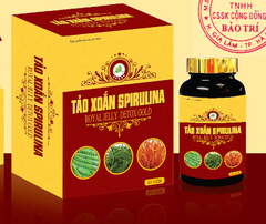 TẢO XOẮN SPIRULINA ROYAL JELLY DETOX GOLD