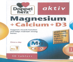 Magnesium + Calcium+D3