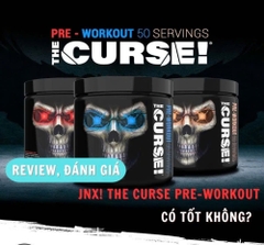 REVIEW ĐÁNH GIÁ PREWORKOUT THE CURSE CÓ TỐT KHÔNG?