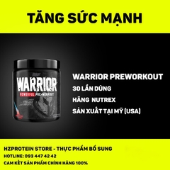 NUTREX WARRIOR POWERFULL PRE WORKOUT (30 LẦN DÙNG)